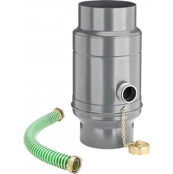 okap KJG Sběrač dešťové vody s hadicí prachově šedý 120 mm