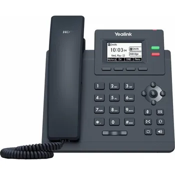 Stolní telefon Yealink SIP-T31G SIP telefon, PoE, 2,3" 132x64 podsv. LCD, x SIP úč., GigE