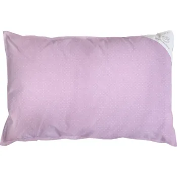 Polštář Povlak na polštář růžový s puntíky - 60x40cm