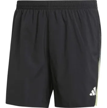 Pánské kraťasy Pánské běžecké kraťasy adidas OWN THE RUN CLIMACOOL COLORBLOCK SHORTS 2XL5 Černá, Reflexní neon, Bílá