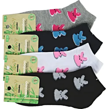 Dámské ponožky SUNIY Dámské bambusové kotníkové ponožky vzor 14 Velikost: 35 - 38