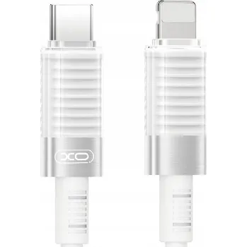 Datový kabel Kabel XO USB-C - Apple Lightning 1 m bílý