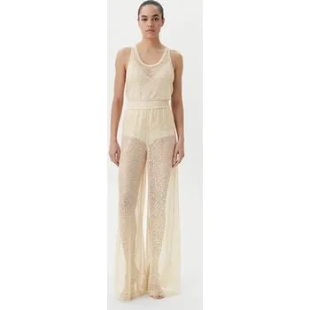 PINKO Top Waiting canottiera rete Béžová Slim Fit S