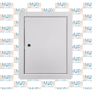 Revizní dvířka Revizní dvířka 150x250 mm bílá uzamykatelná (150*250 mm revizní dvířka bílá kovová)