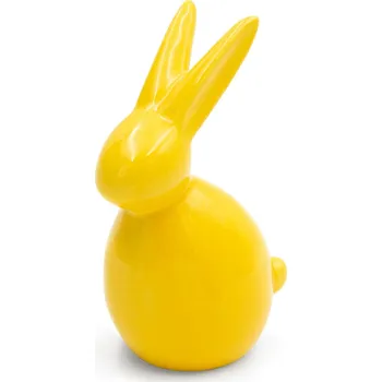 Váza VELIKONOČNÍ SOŠKA EASTER2 SADA 2 KS 10X16 CM ŽLUTÁ