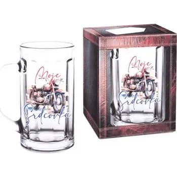 Žertovný předmět Půllitr - Moje srdcovka 0,5 l