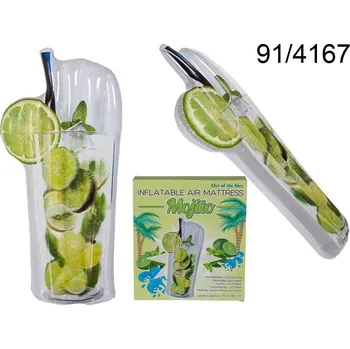 Karnevalový doplněk ootb.de Lehátko nafukovací - Mojíto - 170cm