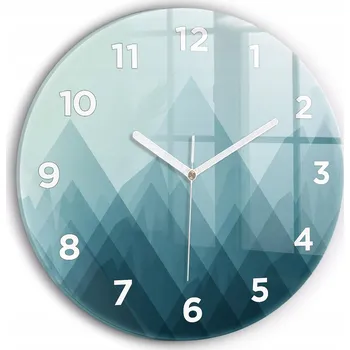 Hodiny Nástěnné hodiny Wallfluente modré 30 cm