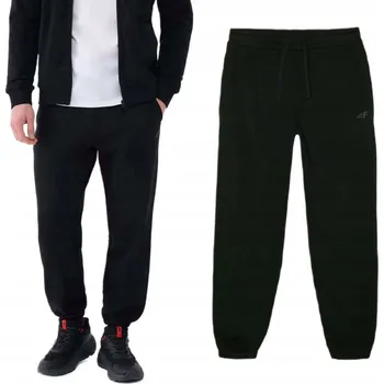 4F pánské tepláky SPMD černé, velikost L