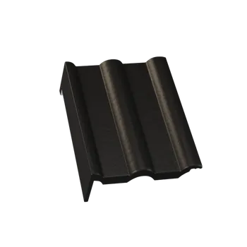 betonová krytina KM Beta ELEGANT - taška pultová okrajová levá - černá