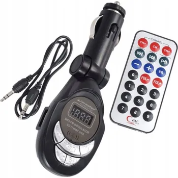Příslušenství pro autorádio FM Transmiter do auta s LCD, MP3 přehrávač, slot pro SD/MMC kartu