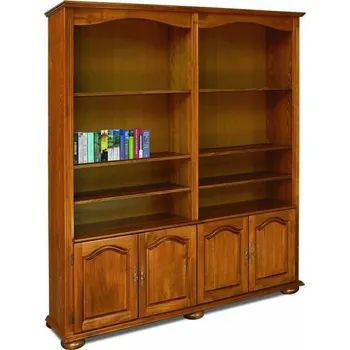 Knihovna Rustikální knihovna dvojitá M100/9A