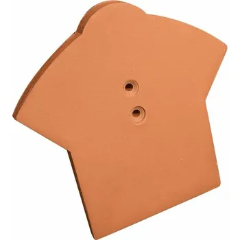 Creaton - uzávěr hřebenáče PH - mušle, šedá engoba