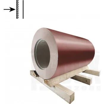 Plech KJG Svitek pozinkovaný ocelově červený jednostranný RAL 3009 - 0,55x625 mm