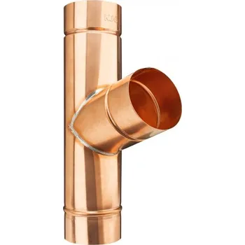 okap KJG Odbočka svodu 100/80 mm, 72°, měděná