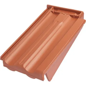 Střešní krytina Bramac - Granát 13 - okrajová pravá, režná