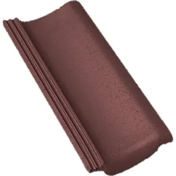 Střešní krytina Bramac - Moravská PROTECTOR PLUS, taška půlená - červenohnědá