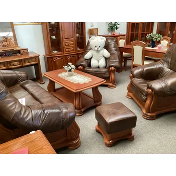 Sedací souprava Rustikalni kožená sedací souprava MERCEDES 3-1-1 …