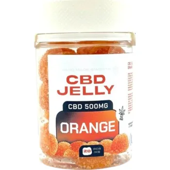 CZECHCBD CBD Jelly 500 mg - pomeranč, 20 ks