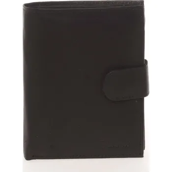 Peněženka Kvalitní, kožená pánská peněženka Fidel, černá