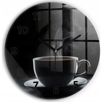 Hodiny Nástěnné hodiny Wallfluente černé 30 cm