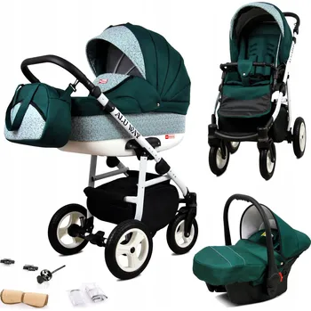 Kočárek Dětský kočárek 3v1 BabyLux ALU WAY