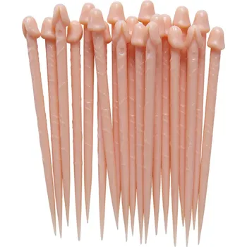 Svatební dekorace Napichovátka - párátka penis 12 ks