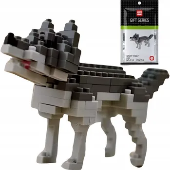 ostatní stavebnice STAVEBNICE ZVÍŘATA PRO DĚTI ZOO SÁČEK DÁREK KREATIVNÍ