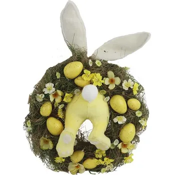 Velikonoční věnec se zajícem P2232