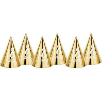 Žertovný předmět Čepička zlatá 18 let - 6ks