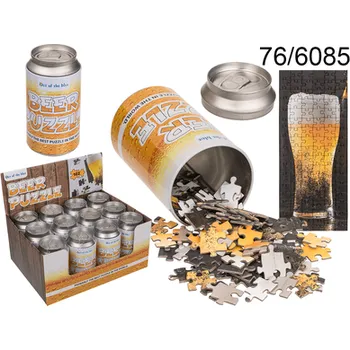 Žertovný předmět Puzzle Pivo v plechovce -102 kusů