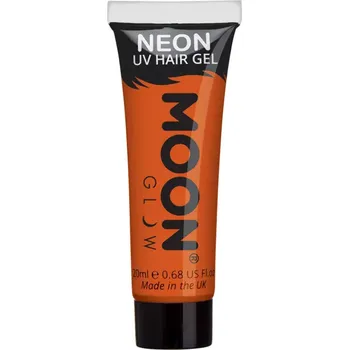 Karnevalový doplněk Barva na vlasy - Moon Glow Intense Neon UV - oranžová 20 ml