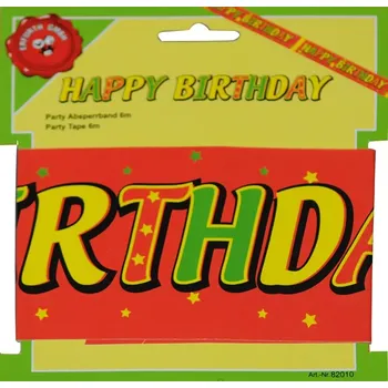 Erfurth.cz Stuha Happy Birthday - 6m