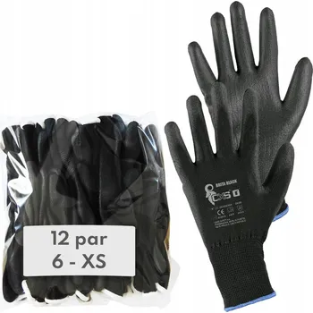 Pracovní rukavice Rukavice Canis Brita BLACK velikost 6 - XS 1 pár