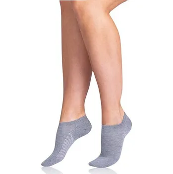 Dámské punčochy Bellinda BAMBUS AIR LADIES IN-SHOE SOCKS - Krátké dámské bambusové ponožky - BE496807 šedá 35 - 38