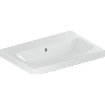 Umyvadlo Geberit iCon Light umyvadlo, 60x42 cm, bez otvoru pro baterii, s přepadem, KeraTect, bílá (501.841.00.4)