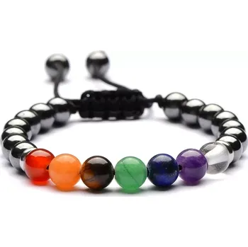 Náramek Stahovací náramek Hematit & 7 minerálů