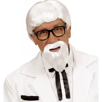 Karnevalová paruka Paruka a vousy starý muž