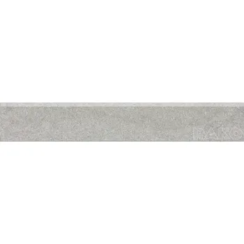 Dlažba RAKO Kaamos DSAS3587, sokl, šedý, matný, 60 x 7,2 x 0,9 cm