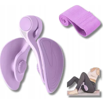 Motýlek na Cvičení Svalů Pánevního Dna, Stehen a Paží Fialový s Páskem