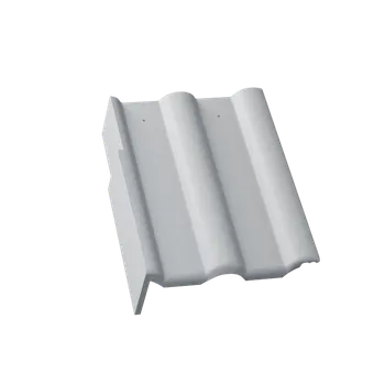 Střešní krytina KM Beta ELEGANT - taška okrajová levá - šedá