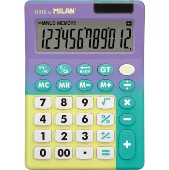 Kalkulačka Kancelářská kalkulačka Milan, jednoduchá pastelová kalkulačka do kanceláře 150712RBL