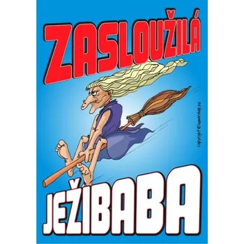 Žertovný předmět joke21 Certifikát - Zasloužilá ježiba - č.64