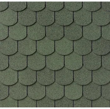 asfaltová šindel IKO Superglass bobrovka - amazonská zelená/03