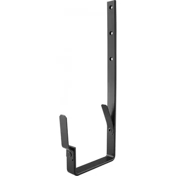 okap KJG Okapový hák hranatý intenzivně černý 330 mm, 25/6