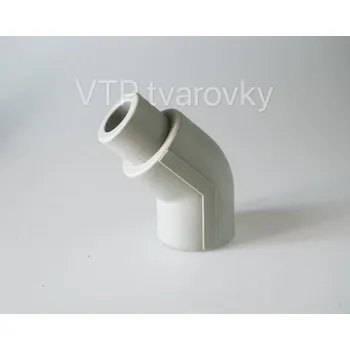 Vodovodní potrubí PPR koleno 45° s trnem PN20 Průměr: 32 mm