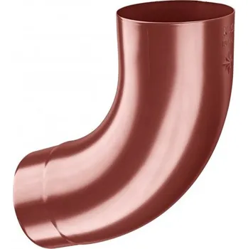 okap KJG Koleno svodové ocelově červené 120 mm, 72°