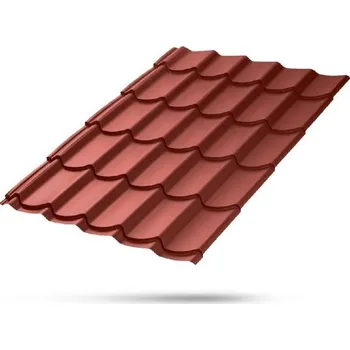 okap Lindab - Ideal 40 Elite MAT tmavě červená RAL3009