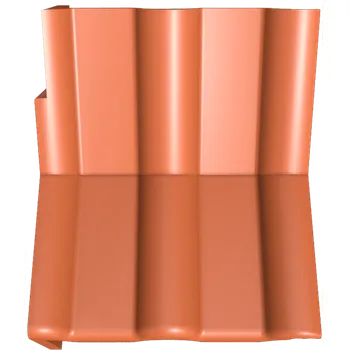 Střecha KM Beta ELEGANT - taška úžlabní okrajová levá - ci.červená