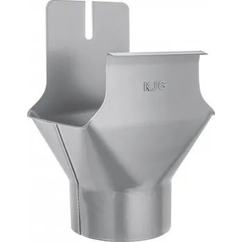 okap KJG Kotlík žlabový hranatý bílo hliníkový 200/60 mm